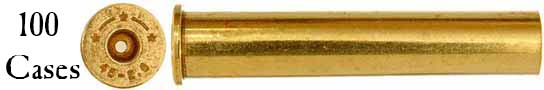 Cartridge Case,
.45-100 Sharps,
unprimed brass,
correct head stamp,
2.6", by Starline,
100 pieces